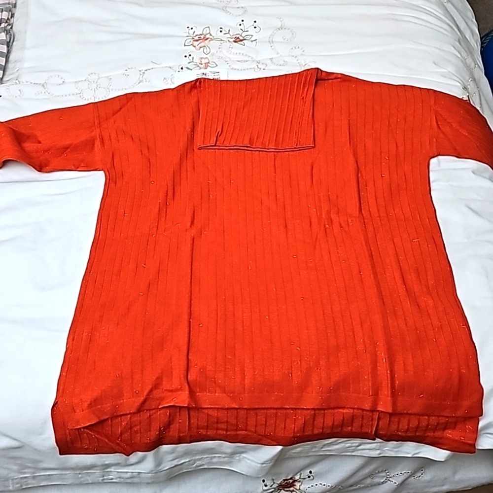 New sparkly turtleneck blouse